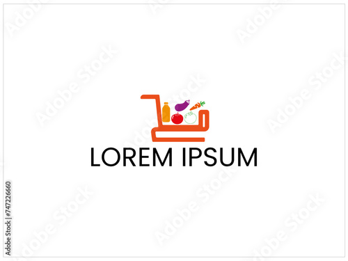 Grocery store aisle  ,groceries icon vector from gastronomy collection collection. Thin line groceries outline icon vector illustration.