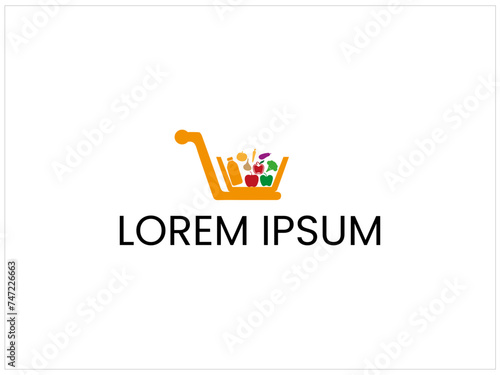 Grocery store aisle  ,groceries icon vector from gastronomy collection collection. Thin line groceries outline icon vector illustration.
