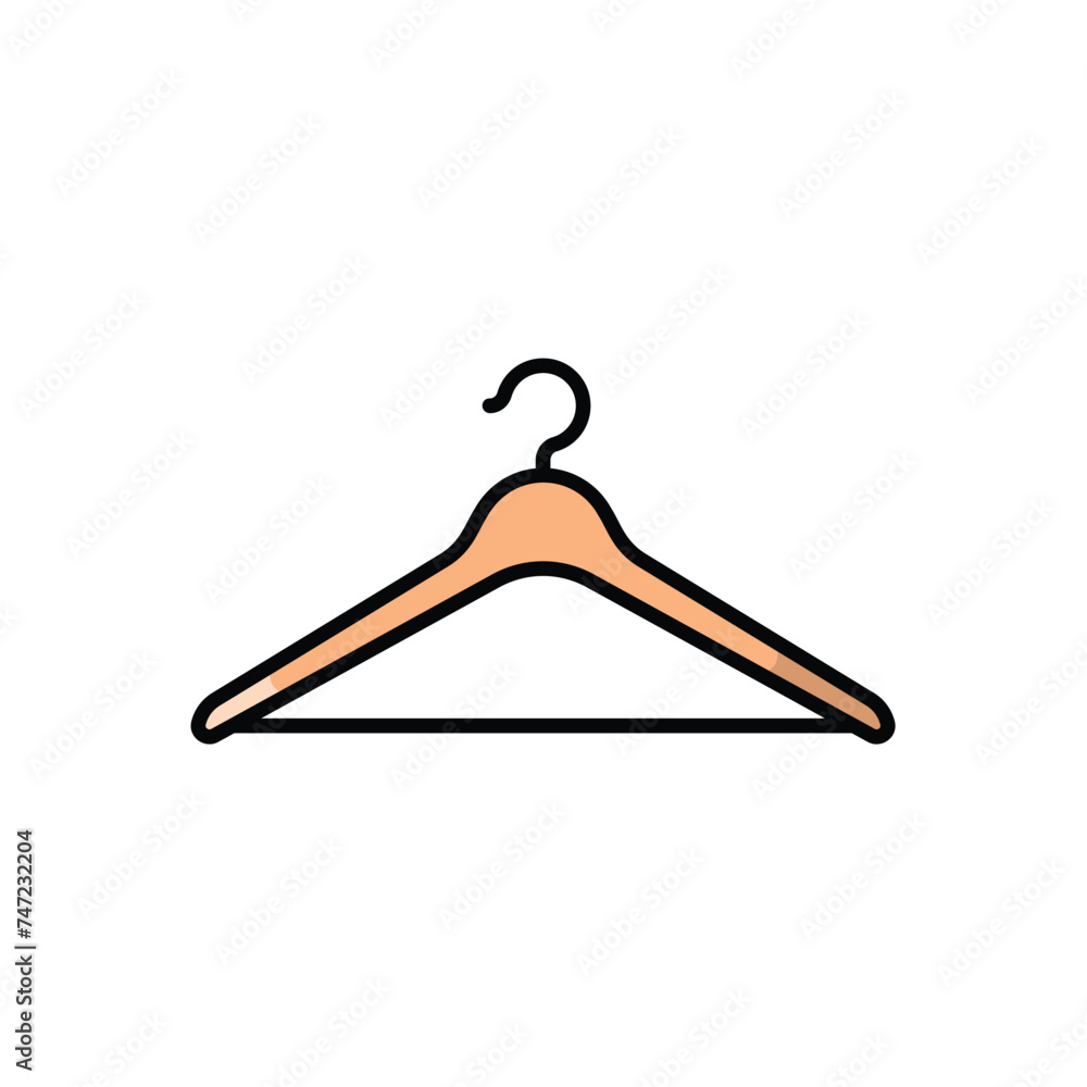 Hanger icon vector stock illustration