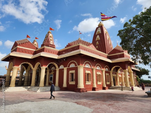 Dwarka, Gujarat India - Feb 21 2024:
Shri Nageshwar Jyotirling - Monumental temple and Hindu pilgrimage site honoring Lord Shiva, one of 12 Jyotirlingas in India.