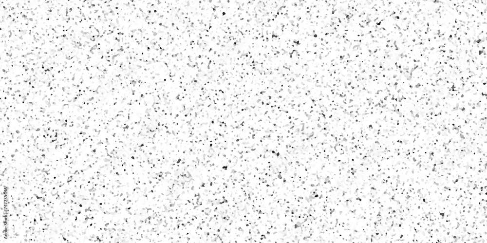  Abstract background design. Terrazzo flooring marble texture. Stone pattern background. Vintage white light background. Drops of gray and black color paint splattered on white background.