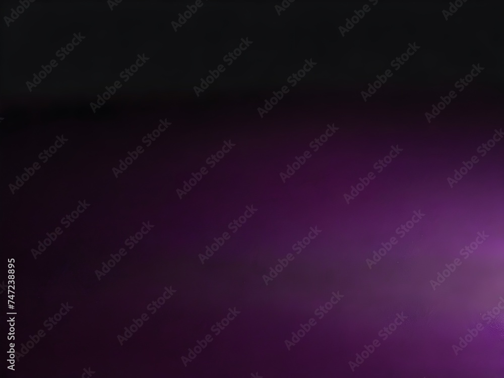 Obraz premium purple, grainy noisy gradient color on a black background Generative AI