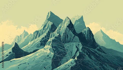 Exploring Nature's Majesty: Mountain Map Reveals All Top Locations for Hiking, Trekking, and Wilderness Exploration