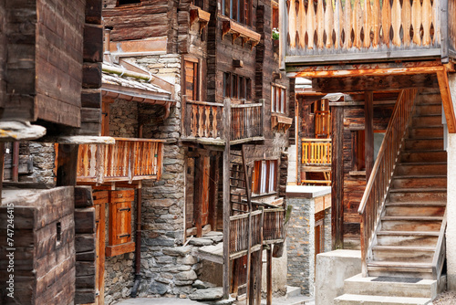 Zermatt, Switzerland Old Town Streets