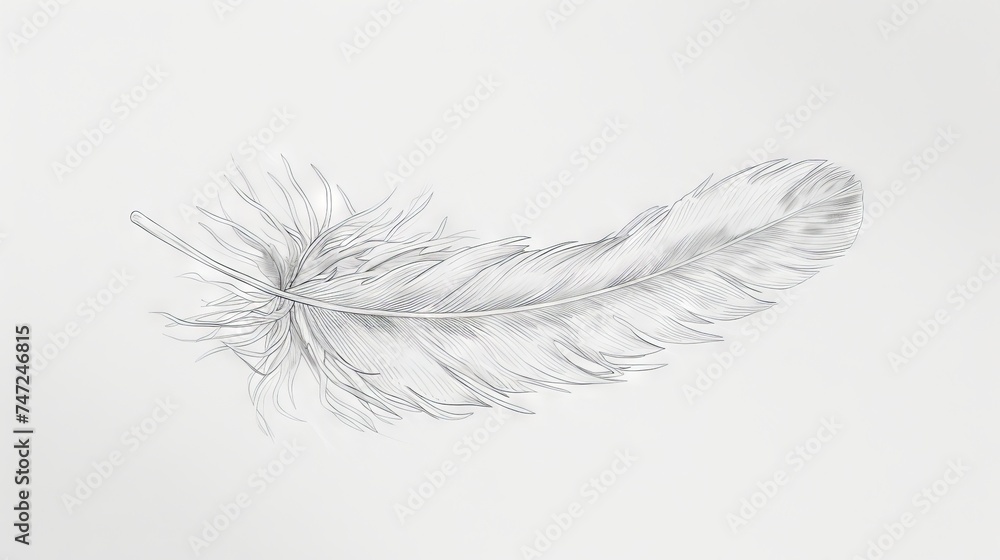 Obraz premium Quill tattoo design