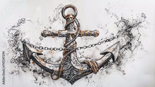 anchor tattoo idea