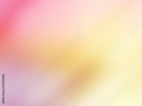 Rozmazane żółte, różowe tło z teksturą, blask, gradient