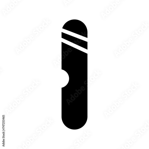 Nail File Rasp Glyph Icon