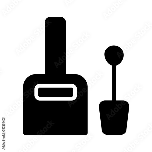 Nails Paint Polish Glyph Icon