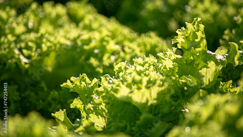 Hydroponic vegetables salad. Health food concept.