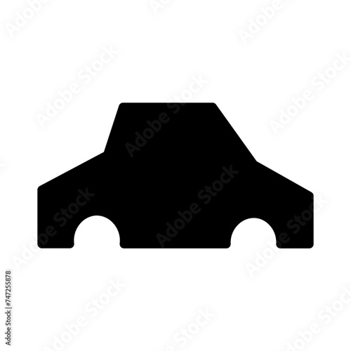 Auto Body Car Glyph Icon