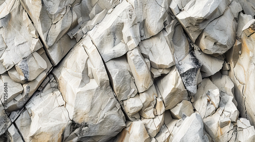 Close-up of Granite Rock Formations in Yosemite National Park, Displaying Quartz Crystals. Concept of granite formations, rock climbing, and natural landscapes.