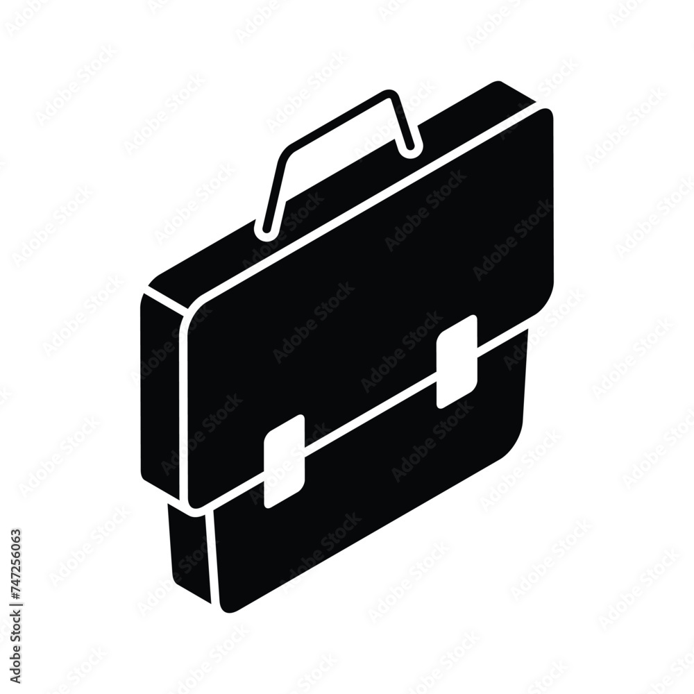 Business portfolio vector design, an amazing icon of business bag in editable style Business portfolio vector design, an amazing icon of business bag in editable style