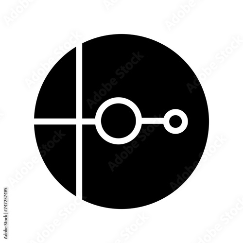Care Choke Parts Glyph Icon