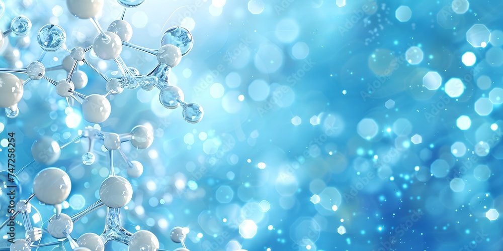 molecules and atoms structure illustration science background molecules and atoms structure illustration science background