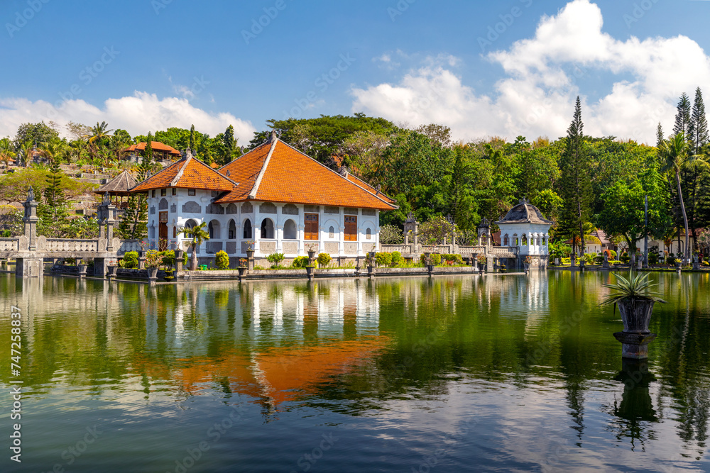 Water Palace Taman Ujung in Bali Island, Indonesia