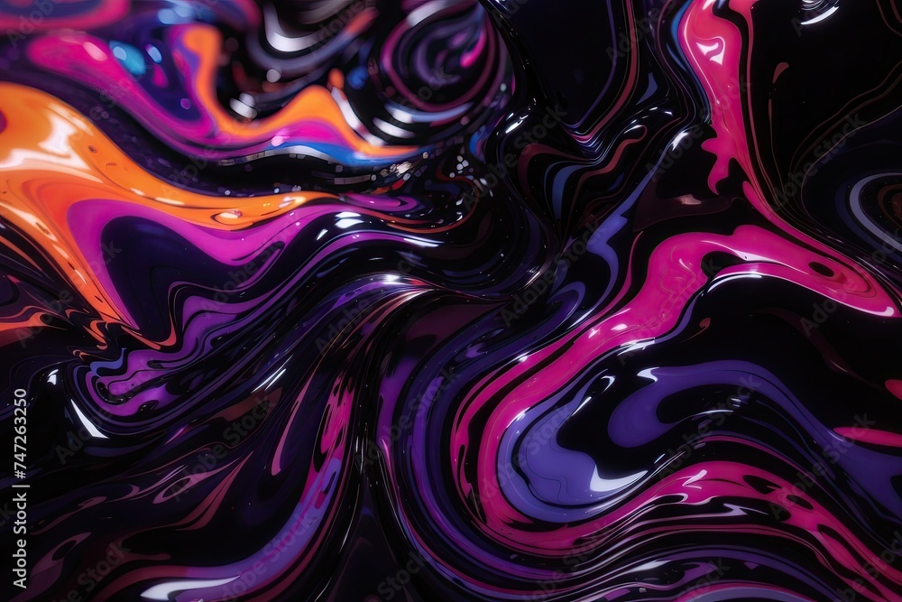 Fototapeta premium dark Abstract liquid Backgrounds, created by ai generated
