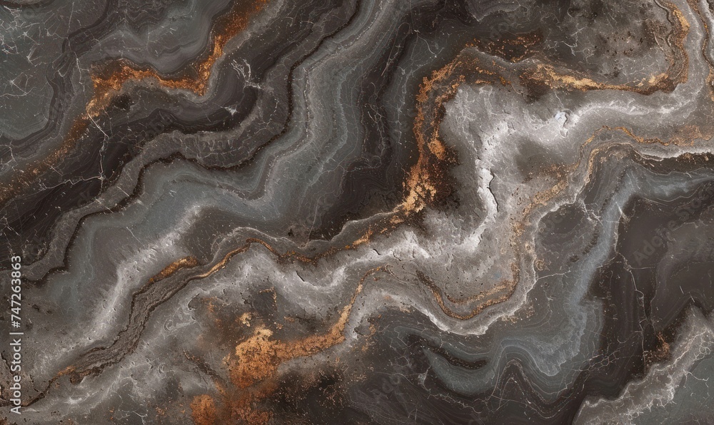 Gold gray marble texture high resolution background