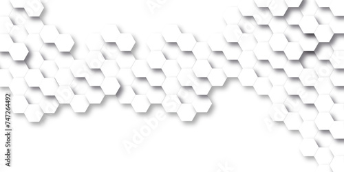 Background with hexagons. Abstract background with lines. white texture background . white and hexagon abstract background. white paper texture and futuristic business