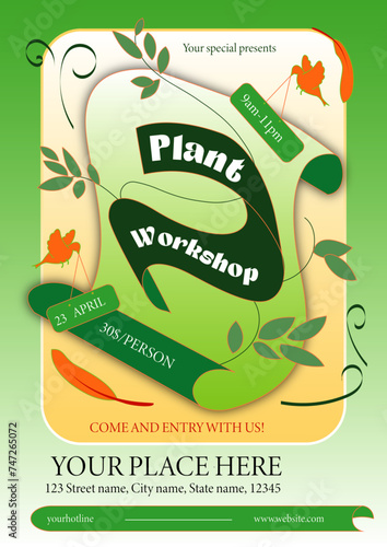 Plant Workshop Flyer