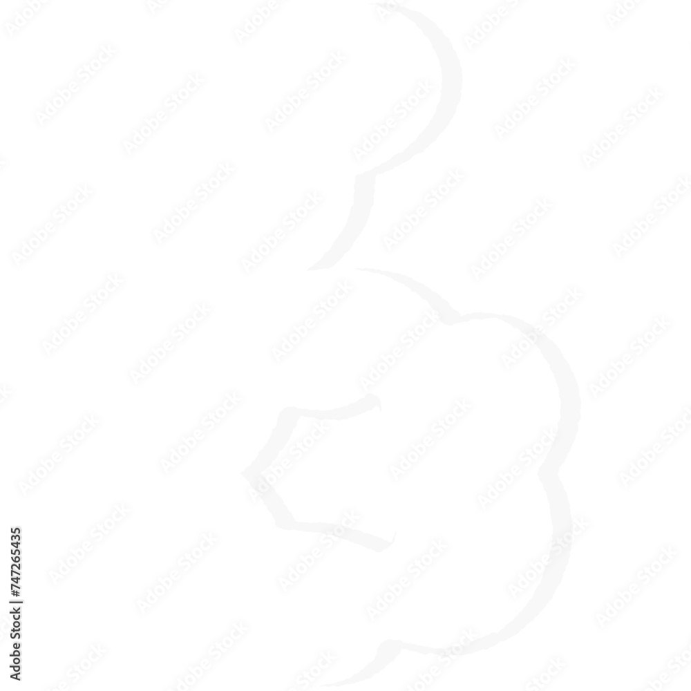 White number six illustration White number six illustration
