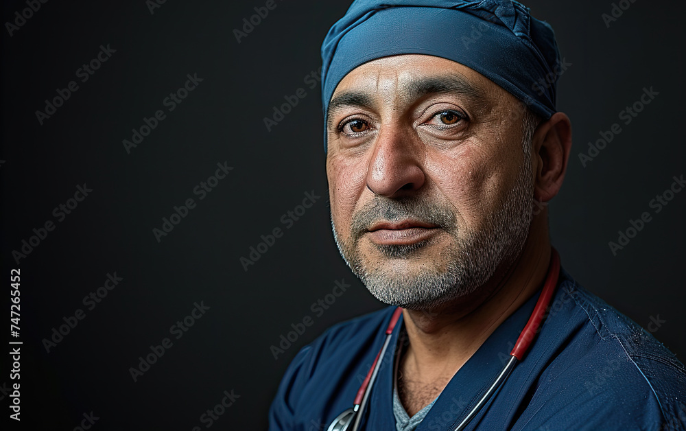 portrait of a surgeon labour day background portrait of a surgeon labour day background