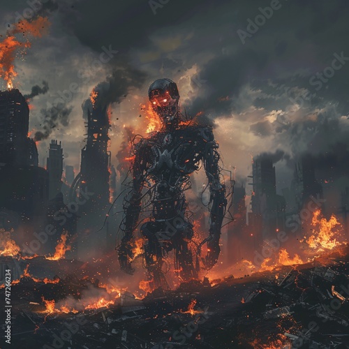 The Rise of the Robot A Post-Apocalyptic Nightmare Generative AI