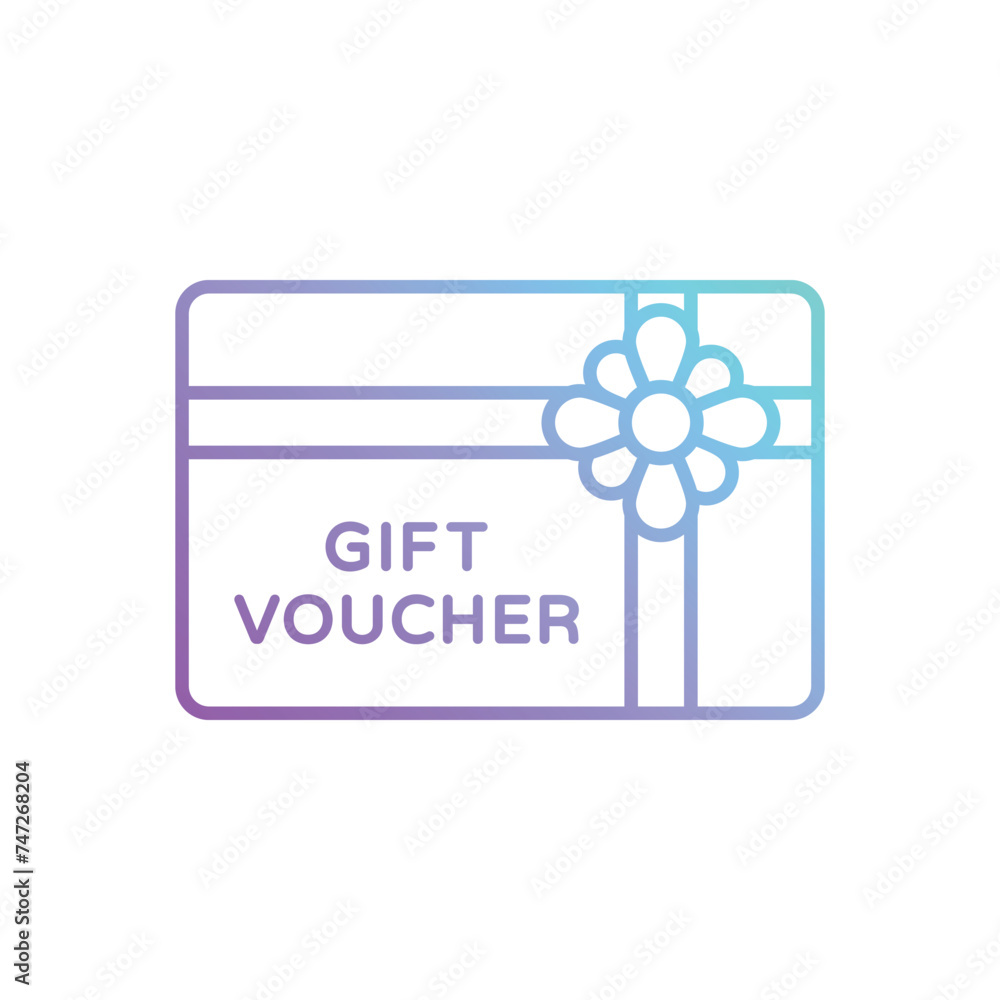 Gift Voucher icon vector stock illustration Gift Voucher icon vector stock illustration