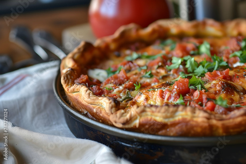 Chicago Pizza Pot Pie Delight