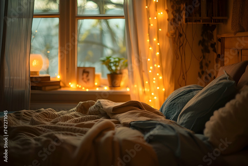 ASMR Sleep, Soft Soundscape, Cozy Bedroom Setting, Subtle Lighting, Tranquil, Relaxing Ambiance