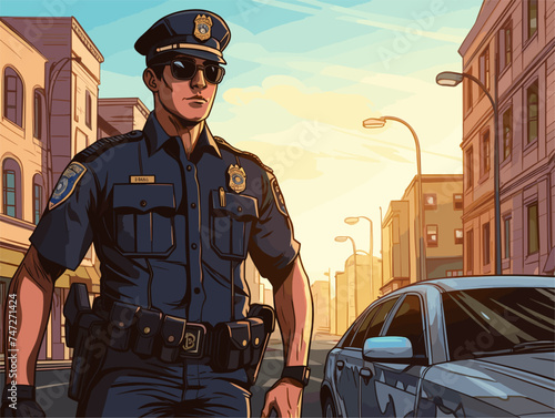 police officer in uniform