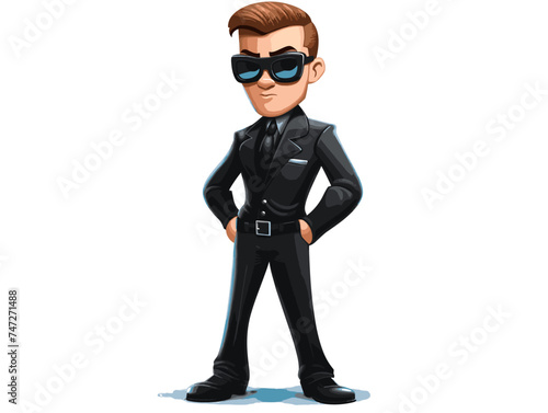bodyguard in sunglasses