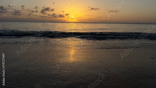 Sunset at Combate Beach Cabo Rojo  P.R.