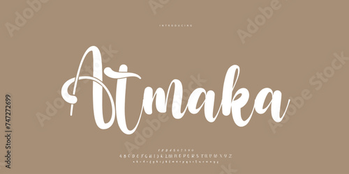 signature Font Calligraphy Logotype Script Brush Font Type Font lettering handwritten	