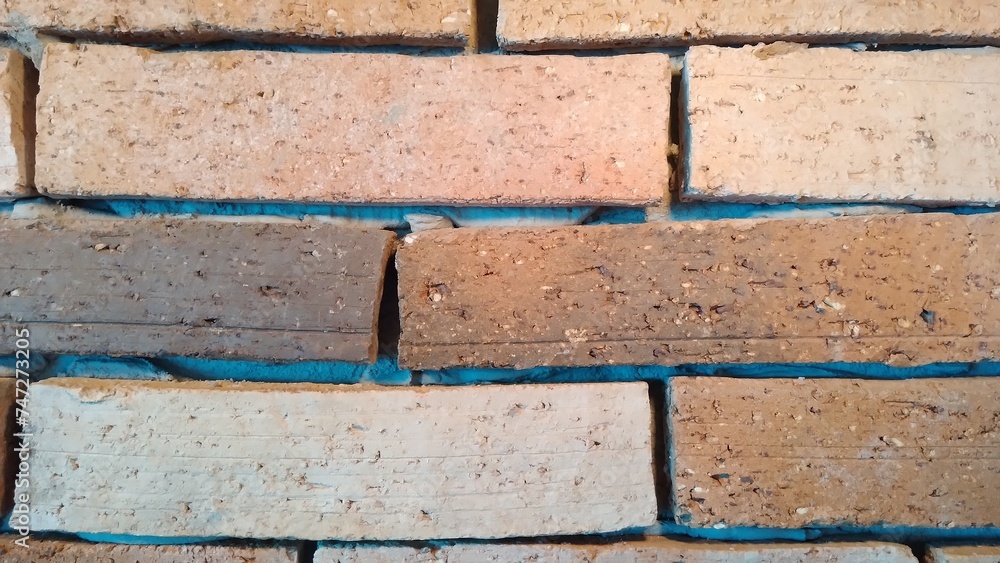 brick wall texture background. finish brick wall texture background. finish