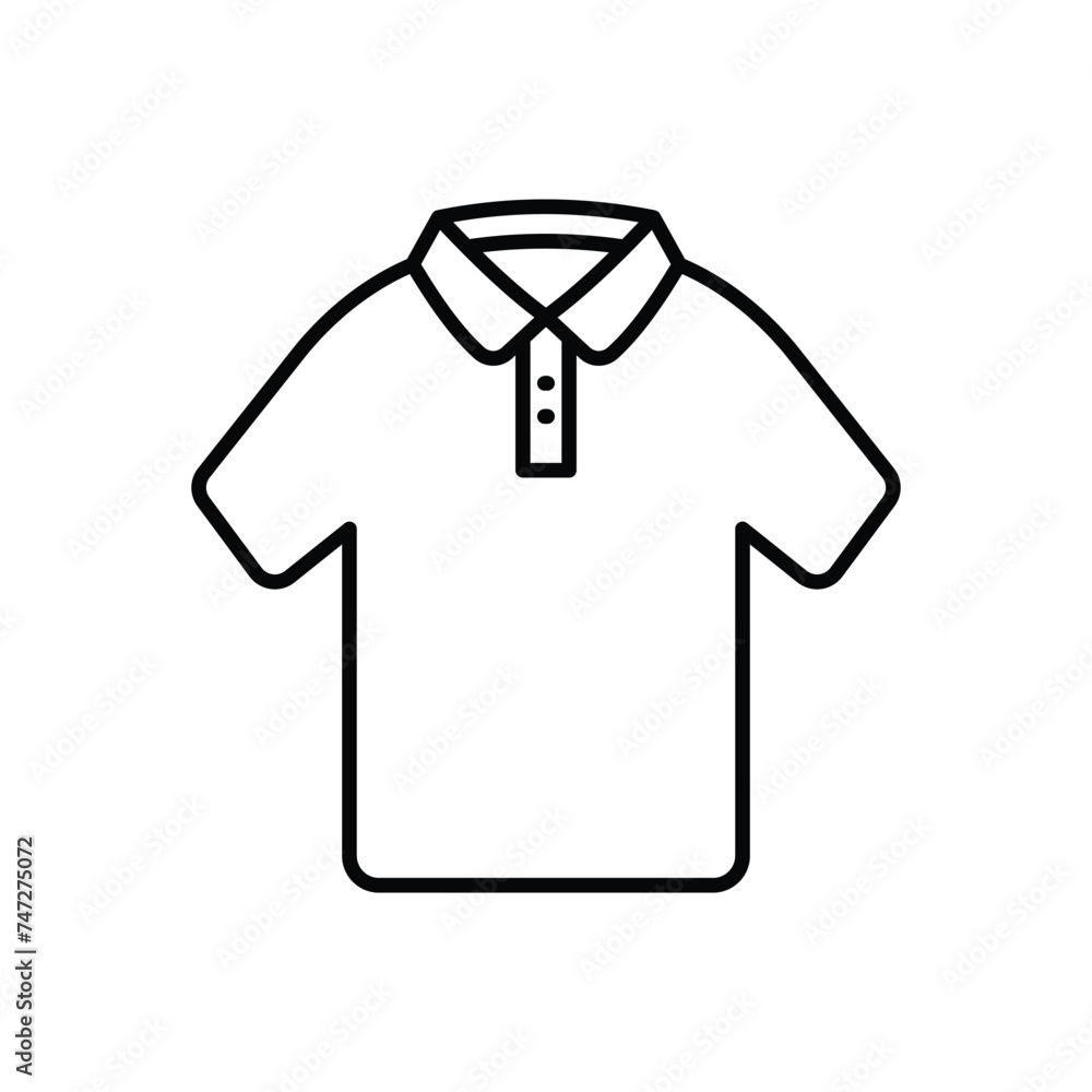 Polo Shirt icon vector stock illustration Polo Shirt icon vector stock illustration