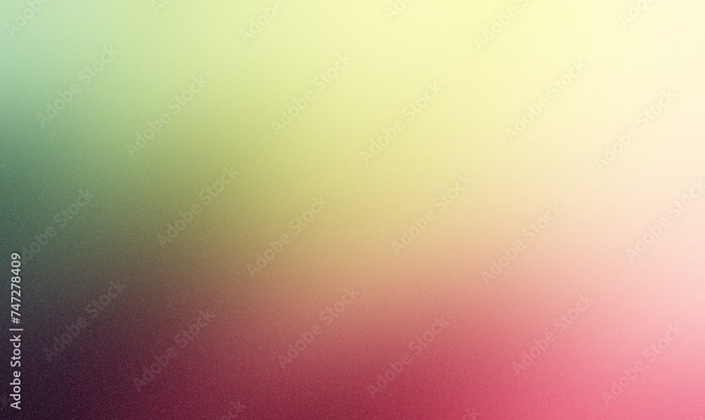 Green pink white color gradient background, smooth grainy texture effect, copy space.