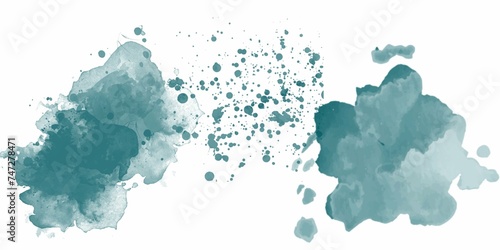 Blue watercolor background for your design, watercolor background concept, vector. © Aanand