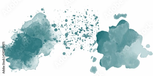 Blue watercolor background for your design, watercolor background concept, vector.