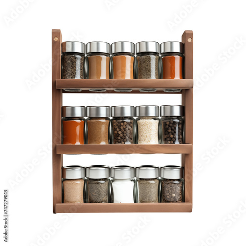 spice rack isolated on a transparent photo