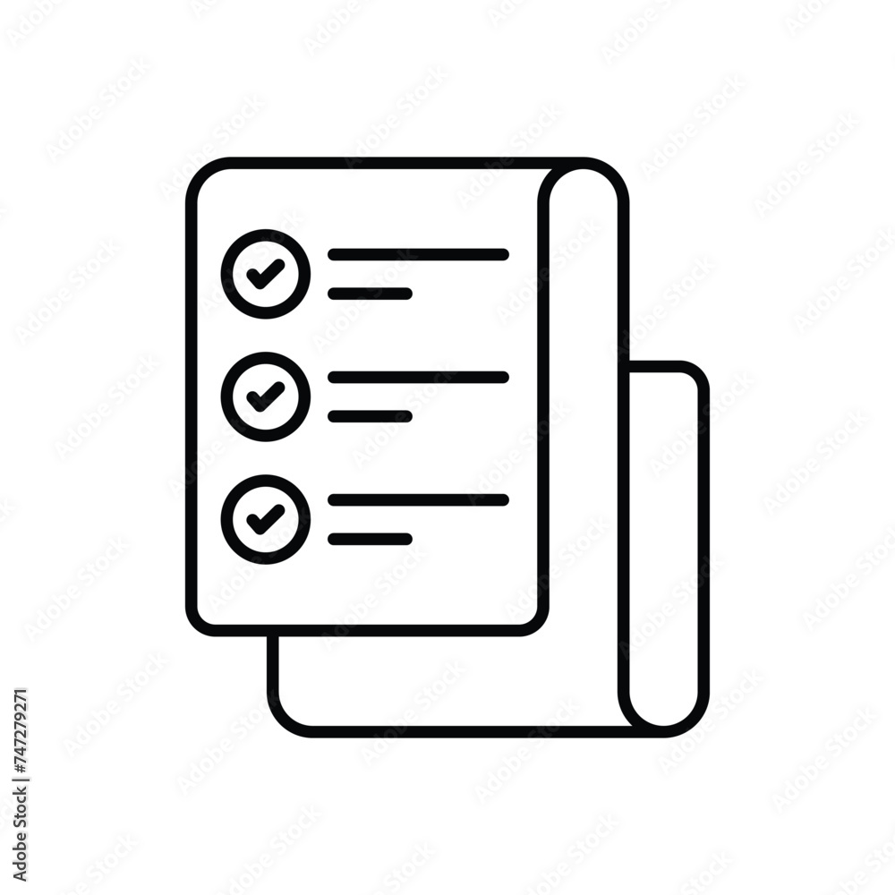 Shopping List icon vector stock illustration Shopping List icon vector stock illustration