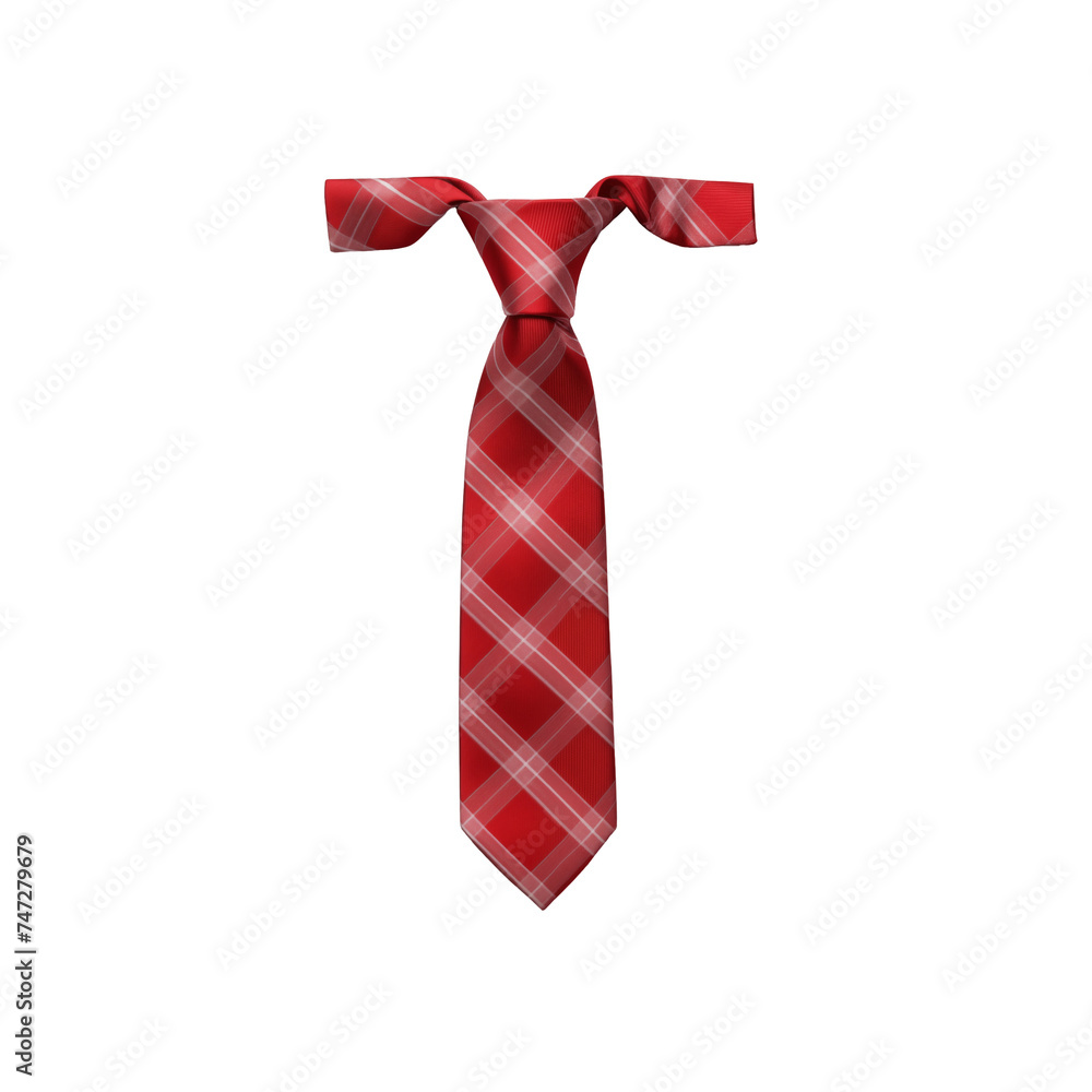 red tie isolated on white red tie isolated on white