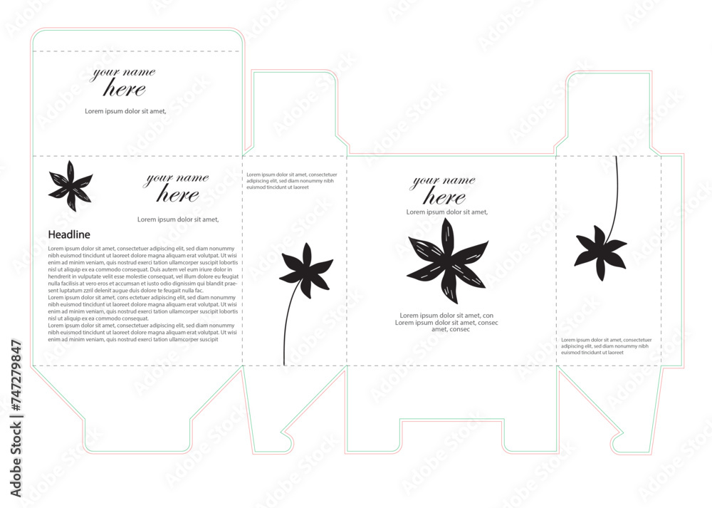 High quality vector illustration of Cardboard Box Packaging Design ...