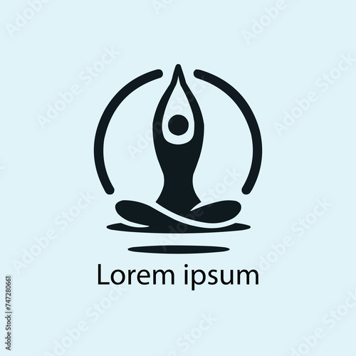 a yoga logo design for brand