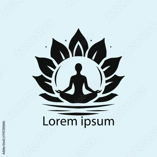 a yoga logo design for brand