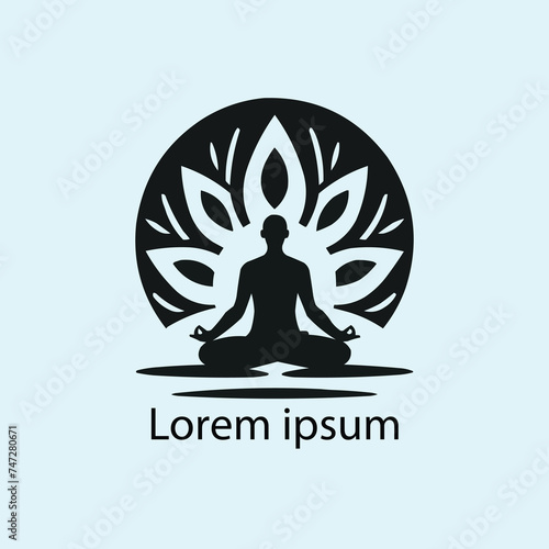 a yoga logo design for brand