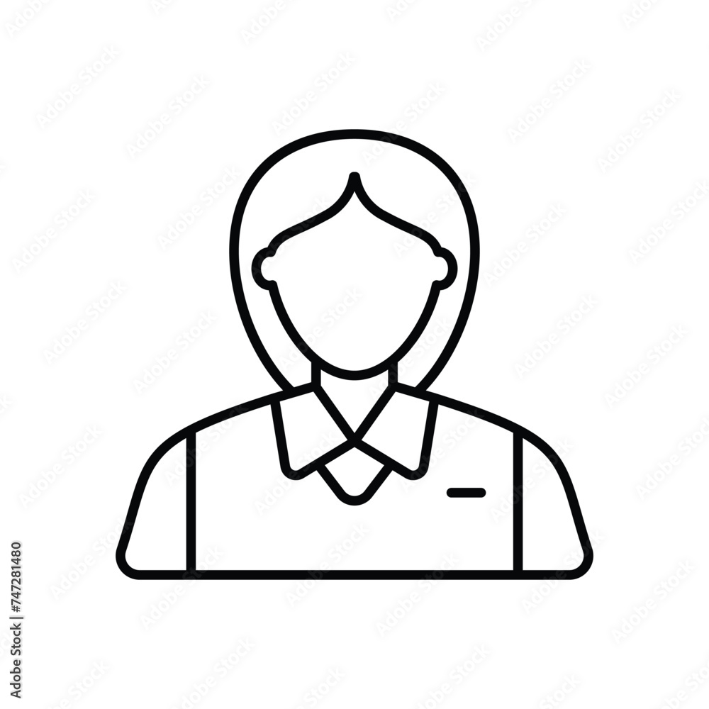 Cashier icon vector stock illustration