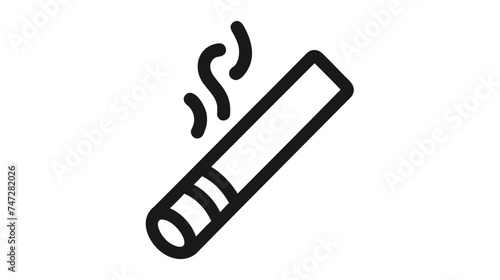 Cigarette icon,smoke area icon vector logo template