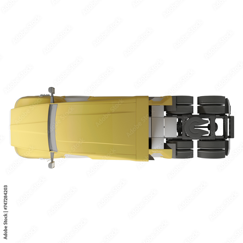 yelow truck isolated on white yelow truck isolated on white