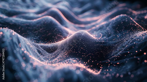 "Fluid Luminescence: The Artistry of Liquid Glow Flow Technology" 